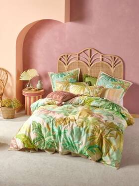 01705k546 Linen House California Quilt Cover Set - Super King 270cmx240cm 1xq