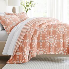 Linen Market 196901133180 Reversible Twin Size Comforter Set 2 Piece - Bring Luxury Home
