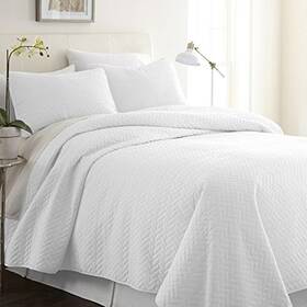 Linen Market 842933134366 Quilt Coverlet Set All Season Microfiber Contemporary Ultra Soft Bedding In H