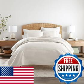 B0cnf6z481 Linen Market Quilt Coverlet Set All Season Microfiber Modern Ultra Soft Bedding