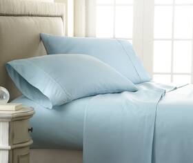 Lm-4pc-16-1 Linen Market 4 Piece King Bedding Sheets Set Aqua Checkered - Sleep Better
