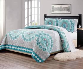 Llc Inc 744759261045 Fancy Collection 3 Pc Bedspread Bed Cover Over Size New King/california King A