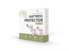London Cotton 060931092029 Premium Twin Size Mattress Protector 100% Waterproof Breat
