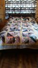 Backing-74 Long Brown Dbl Quilt " Tradewinds Handmade 11-sz Xtra Pattern 92