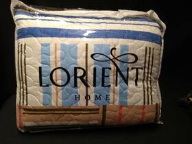 Lorient 811610030192 Home Embroidered Quilt - Twin/full Includes Pillow Sham