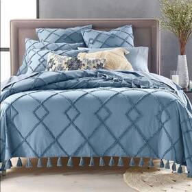 Lucky Brand 732997124000 Diamond Tuft Queen Bed Cover Full/queen