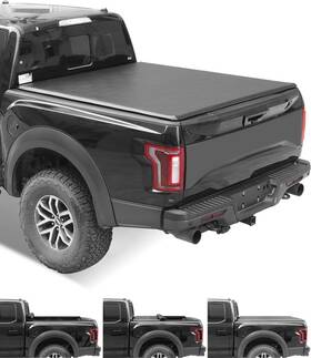 Lycr014 Lyoncover Soft Roll Up Truck Bed Tonneau Cover For 2015-2025 Ford F150 6.5ft / 79 Inch