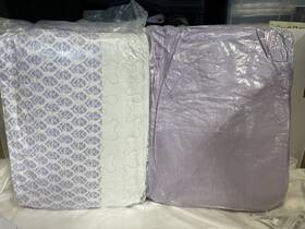 Madison Park 022164590531 Evian King 4-piece Seersucker Quilt Set With Throw Pillow Purple
