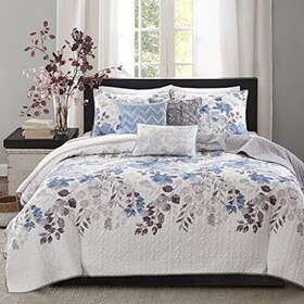 Madison Park 195925377006 Raven Fq 6pc Dvt - Full-queen
