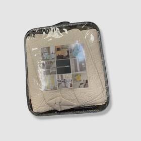 Madison Park 675716479442 Beige Twin/twin Xl Quebec 2-piece Reversible Quilt Set