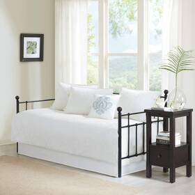 Madison Park 675716867645 Cotton Daybed Cover Set-double Sided Quilting Classic Cottage Design All Seas