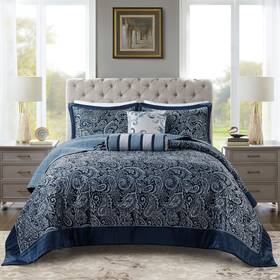 B0bdkrvltx Madison Park Aubrey Reversible Quilted Bedspread Set Solid Reverse Summer