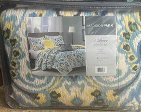 Mp13-392 Madison Park Paisley Coverlet Set Full/queen