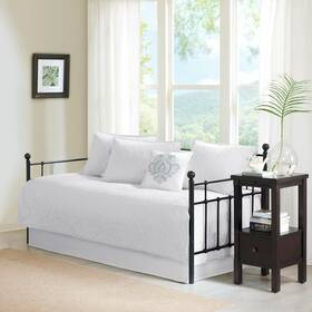 Mp13-3980 Madison Park Cotton Daybed Cover Set-double Sided Quilting Classic Cottage