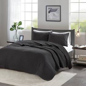 Mp13-6132 Madison Park Keaton Quilt Set - Stylish Design For Cozy Elegant Bedding
