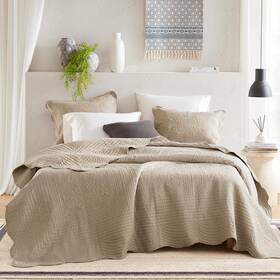 Mp13-8497 Madison Park Queen Quilt Set Damask Coverlet For Size Bed Cottage Oversized S