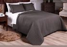 Madrid Chezmoi Collection Vintage Washed Solid Cotton Quilt And Shams