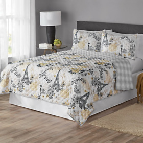 Mss166170522053 Mainstays Classic Paris Reversible Quilt Full Queen