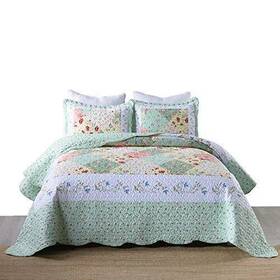 B029 Marcielo 3-piece Quilt Set Lightweight Bedspread Assorted Sizes Colors