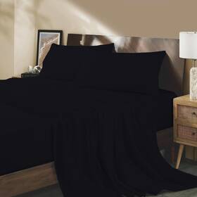 Marina Shades 1000tcsheetset18 Blackqueen Queen Sheet Set 100% Egyptian Cotton Sheets 1000 Thread Count 4-piece Bedding