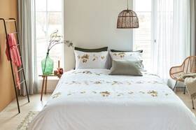 1503772 Marjolein Bastin Autumn Scenes Cotton Quilt Cover Set - Queen Multicoloured
