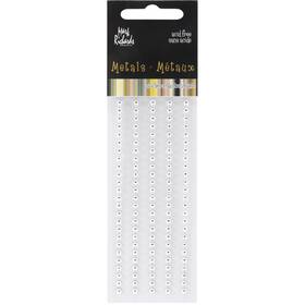 Rmd3mm-1981 Mark Richards Raised Metal Dots 3mm Round 125/pkg-silver