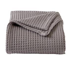 87640236 Market & Place And Waffle Throw Bed Blanket 90x90 Anti-pill Year-round Use