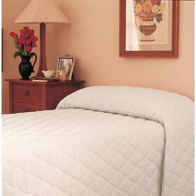 Martex 028828027931 Mainspread Bedspread 118 In L Bone 15v618