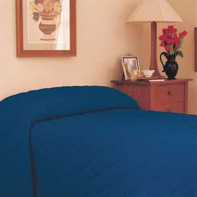 Martex 028828148520 Mainspread Navy Bedspread Queen