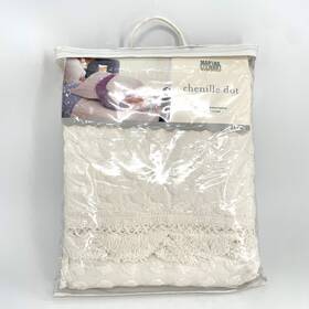 Martha Stewart 044891067896 Vtg Kmart Everyday White Chenille Dot Bedspread Twin Cotton New
