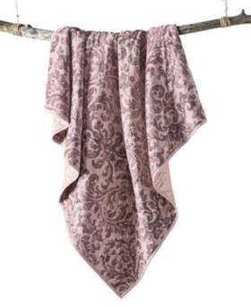 Martha Stewart 732997430811 Velvet Damask Quilted Throw