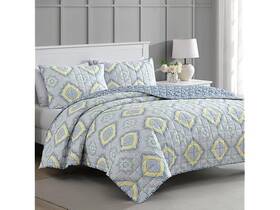 Martha Stewart 887719211121 King Quilt Set Jamie Medallion