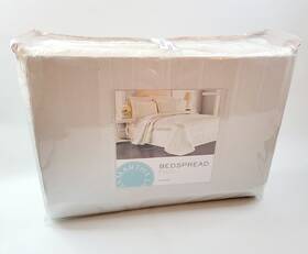 Bspfnfl618 Martha Stewart Collection Flowering Trellis Ivory Full Bedspread 96 Inch X 110 Nip