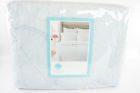 Martha Stewart Damask Trace Full Queen Light Blue Quilt 100 Cotton Msrp 200 766370338494