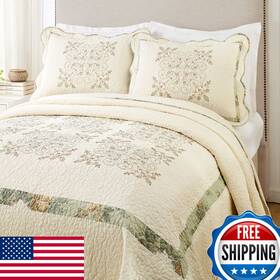B004hkjuw8 Mary Janes Farm Home Vintage Treasure Bedspread - Lightweight