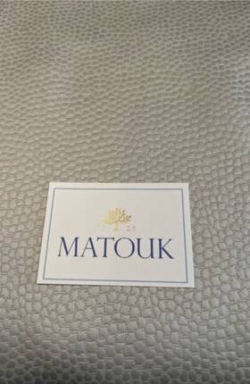 Matouk 728455964417 Queen/full Matelasse Coverlet Eden Silver/gray Pebbled 100% Cotton New
