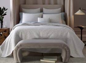 Matouk 728455967005 Schumacher Cora Full/queen Coverlet 100% Cotton Natural/white 577