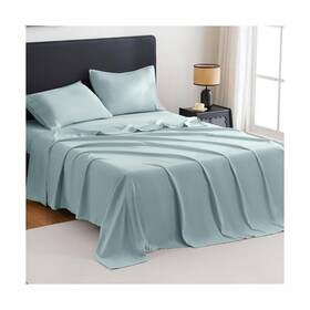 B0d78yxqwh Mco Breathable Bed Sheets Set - Rayon Derived From Bamboo ... Fast Ship