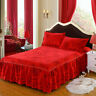 150x200-200x220cm Mdg1444969 Bedspread Red Rose Flowers Printed Bed Sheet Quilt Cover Decor
