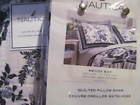 Mecox Nautica 4pc Bay King Quilt Bedskirt 2 Standard Pillow Shams Nip 085989565764