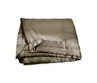 Meditation Dkny Donna Karan Full Queen Silk Quilt Coverlet Shiitake Brown V15 800298555387