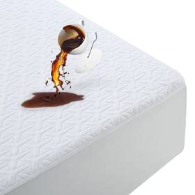 Meritlife 972653521666 Twin Size Mattress Protector Waterproof Cooling Bed Cover