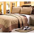Mf59023 Home Sense Pcs Luxury Microfiber Embroidered Bedspread Coverlet 687077385867