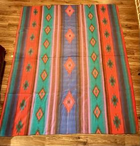 Mission Del Rey 686214449660 Large Soft Acrylic Native American Light Weight Bed Spread Blanket Comforter
