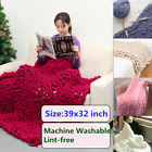 Mnn6535434 Washable Handmade Chunky Knitted Blanket Cotton Soft Throw Blankets Us