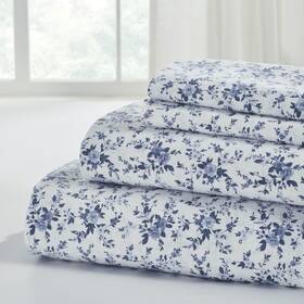 1flnlsse-bty-fl Modern Threads 4-piece 100% Cotton Flannel Sheet Set Soft And Durable Fo