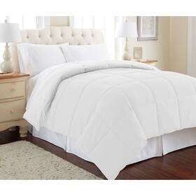 Modern Threads 645470143910 2dwncmfg-wht-kg Down Alternative Reversible Comforter