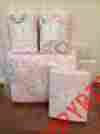 Motiv8foru Claire Pottery Barn Kids Quilt Standard Shams Sheet Nwt Pink Full