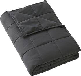Mwb-ds608015-g Motrip Adults Weighted Blanket 15 Pounds Queen 60 80 15lbs Graphite Grey
