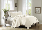 Mp13-1035 Madison Park Tuscany Piece Coverlet Set Ivory 675716546779
